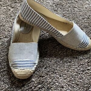Splendid Women’s Espadrilles Flats Blue Stripes
